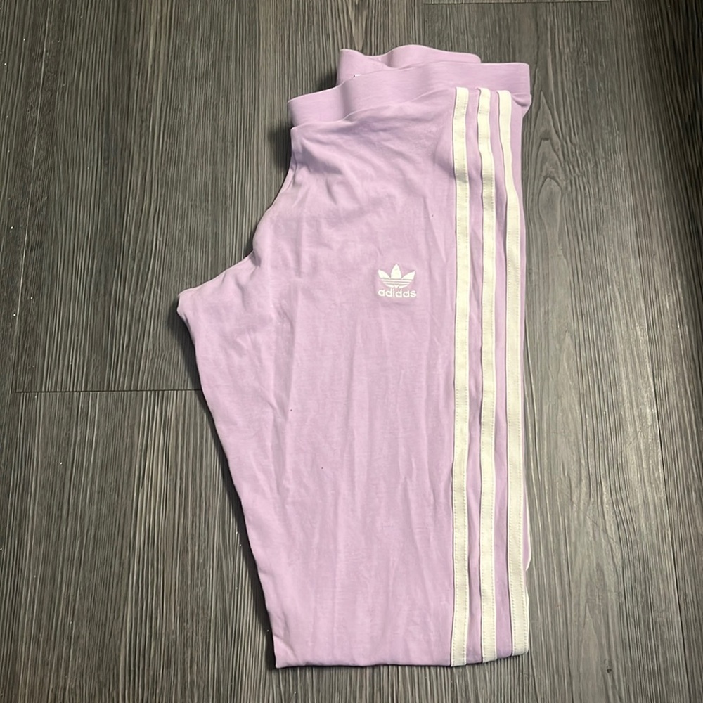 Purple Adidas leggings